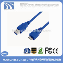 New USB 3.0 Male to micro B Cable 1.8m for Hard Disk Drive
